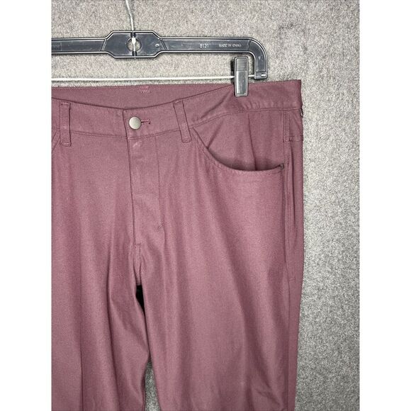 Lululemon ABC Pant Classic *34" Maroon Size 34 Athletic - Picture 4 of 13